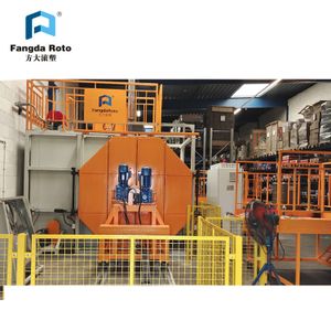 China two arm roto moulding machine manufacturer rotational plastic oil fuel tank rotomoulded diesel tank