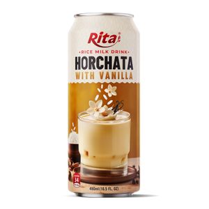 Vietnam's Exporter Rice Milk Drink Horchata With Vanilla 16.5 fl Oz Cans Best Quality OEM ODM Services Private Label