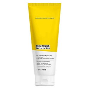 Wholesale Acure Brightening Facial Scrub 4 Fluid Ounces For All Skin Types Kelp and French Green Clay