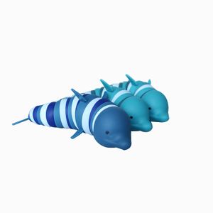 Fidget Slug Snail Sensory Toy Shark Dolphin Fur Seal Sensory Slug Fidget Toys