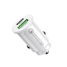 Hot Selling QC3.0+PD18W Mobile Phone Charger Fast Charging Car Charger