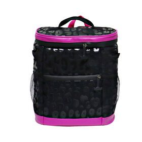 Wholesaler Waterproof Leopard Backpack Cooler Lunch Bag Insulated Cooler Bag