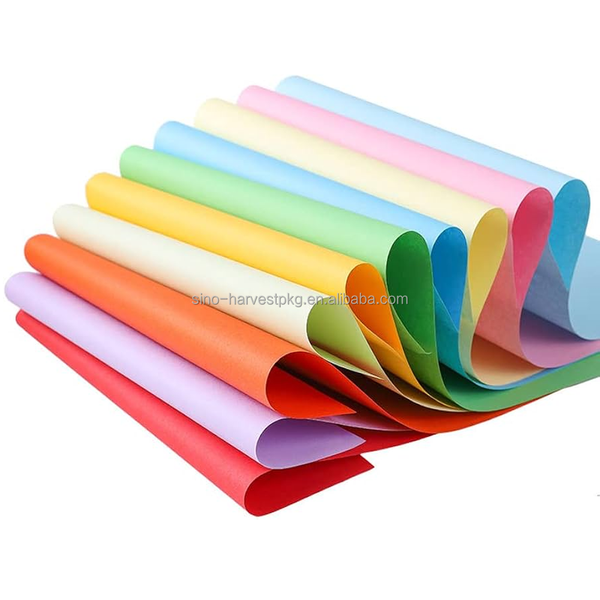 High quality 135gsm A4 size printed color paper craft paper for children creative handcrafted available office