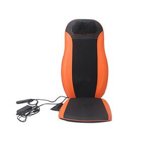 Cheap 4-roller Shiatsu Massage Cushion with 15 Minutes Timer, Two Massage Heads with Heating Function