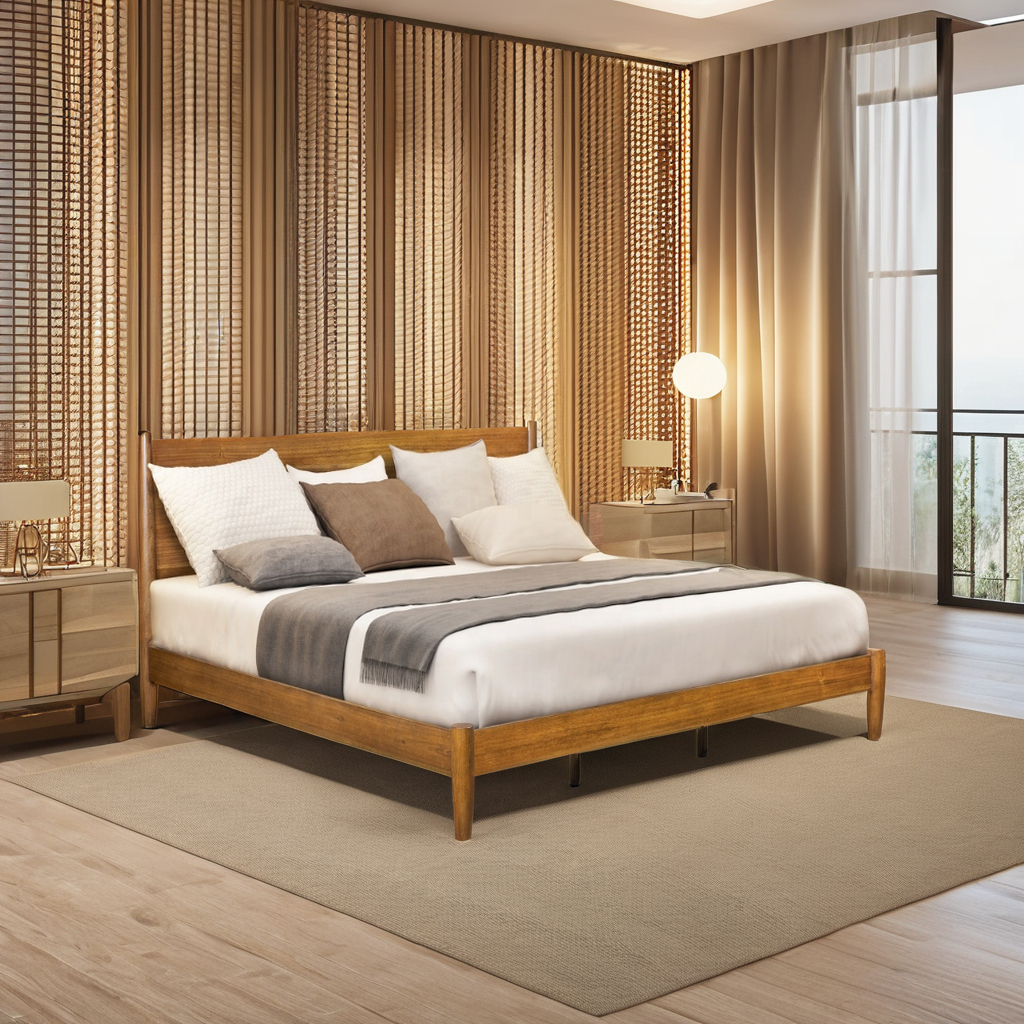 Modern Luxury Euro Top King Size Bed High Quality Solid Wood Bed 5 Star Hotel Style Furniture Manufacture Sale