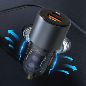 100W in car phon charger , in car phone charger ,tablet charger , PD+QC dual ports charging together