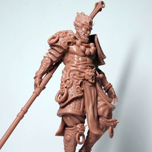 Custom Size SLA SLS MJF 3D Printing Service China Wukong Resin Nylon Laser Mold Plastic Son Goku 3D Printed Rapid Prototyping