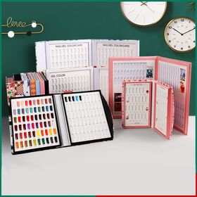 BOLANYA Wholesale High Quality Professional Salon Nail Art Nail Gel Color Card 120/ 160/216 Colors Nail Design Display Book