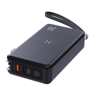2024 Hot Sale Power Pack Universal 5 IN 1 Magnetic Wireless Charger 20000mAh Power Bank Portable Charger Adapter for travel