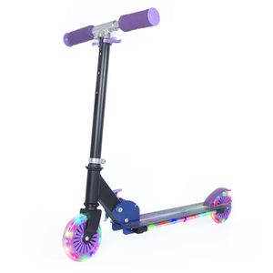 Wholesale Cheap Adjustable Foldable 2 Wheel With Light Children Aluminum Alloy Kids Kick Scooter
