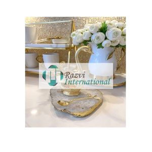 Gold Plated Swan Shape Spoon Holder Aluminium Gold Color Cutlery Holder For Table Decoration Cutlery Holder At Affordable Price