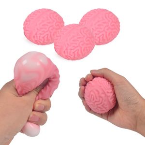 2024 Wholesale Products TPR Halloween Brain Squeeze Toys Stress Relieve Toys Fidget Squishy toy for kids