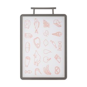 Hot Selling Custom Pattern Double Side Plastic Chopping Board Durable Kitchen Gadget Cooking Cutting Board