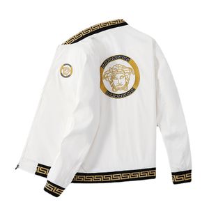 Spring and Autumn New Men's Jacket Italian Version Slim Fit Men's Top Cotton Fashion Casual Men's Baseball Jersey