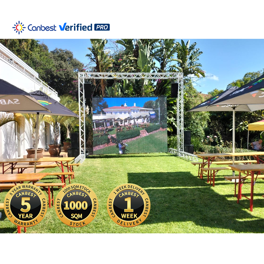 Canbest Opto-Electrical Science & Technology Co., Ltd. 500X500 3X4 6X3 6Ftx8Ft P2.6 P2.9 2.9Mm P3.9 Outdoor Led Videowall Panel Music Concert Roadshow Mobile Stage Led Display Screen