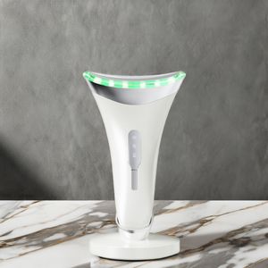 Mini Handheld LED Light Therapy Massager for Facial Neck Anti-Aging Wrinkle Skin Lifting U Shape Uplifting Device with USB Plug