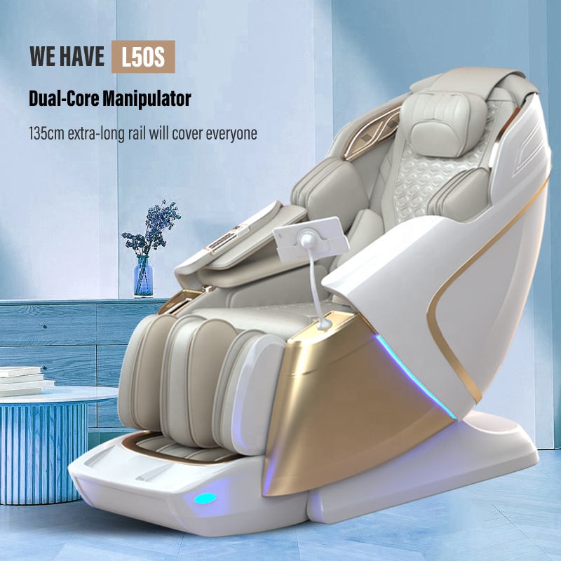Yijie (fujian) Electronics Technology Co., Ltd. Electric 4D Massage Chair Dual Core Thai Stretch 2024 Shiatsu Zero Gravity Double Mechanism Chair For Massage Chair