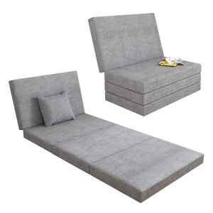 High Quality 4-Fold Foam Folding Mattress Easy to carry and clean Customized Mattress Sofa Bed for camping and travelling