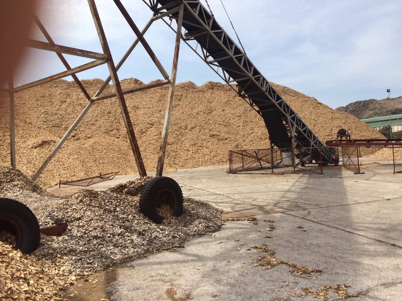 Mighty Asia wood pellets