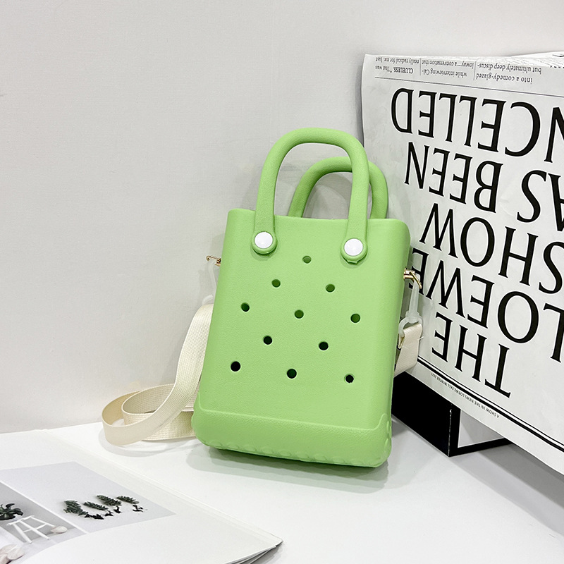 Suzhou Yunzhuo New Material Technology Co., Ltd. Custom Logo Wholesale Women Jelly Waterproof Tote Bags Mini Beach Shoulder Bag For Ladies