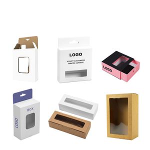custom packaging Valentine's Day Gift Packaging Box Clear Cupcake Box with Window Kitchen Baking Cake Pastry Gift Box