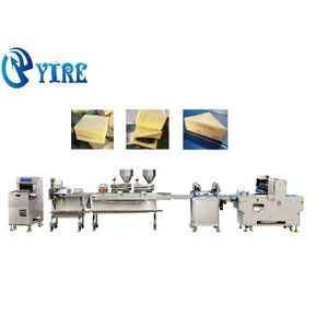 Automatic Bread and Toast Slicer  Sandwich Production Line Ultrasonic Triangle Cutting Machine