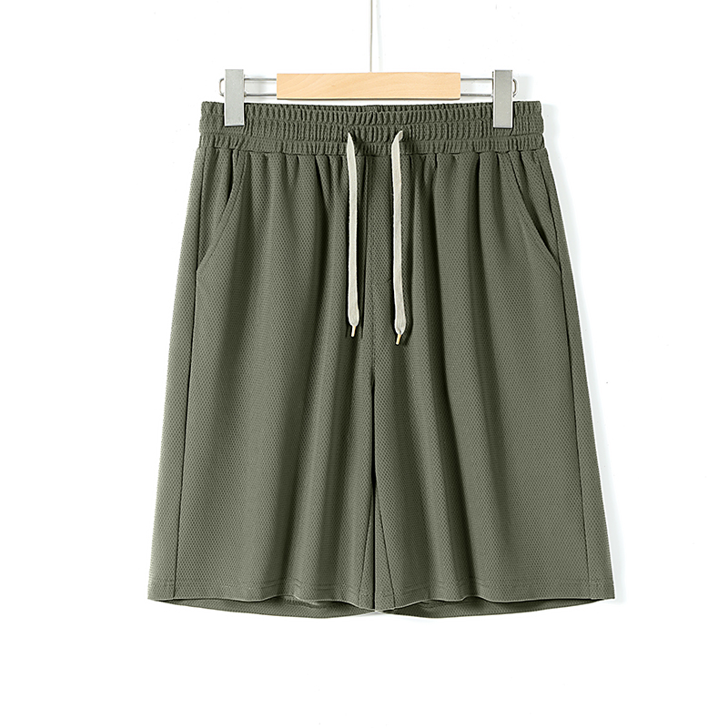 Men's Casual Cotton Sweat Shorts with Elastic Waist Drawstring Wholesale Blank Cargo Jogger Sports Clothing Pockets shorts