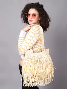 High Fashion Women's Handmade Raffia Tote Bag Eco-Friendly Summer Beach Travel & Shopping Custom Logo Wholesale