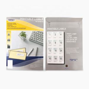 HOT Sale Self-Adhesive A4 Paper Barcode Stickers printing thermal Label costom adhesive paper labels