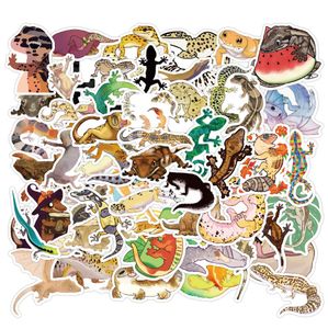 50Pcs Wall lizard Gecko Stickers Label For Computer Bottle Skateboard Luggage Laptop Sticker