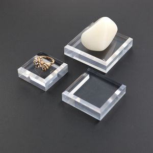 Customized acrylic wholesale Multi functional transparent cosmetic toys Suitable jewelry crystals Acrylic cube display stand