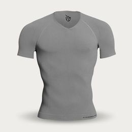 Men's great sports back support t-shirt in coolfeeling fabric WITH STRIP TAPE