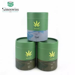 Biodegradable Food Safe Herbal Tea Bags Paper Packaging Package Box Can To Store Tea Tube