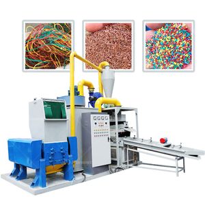 Professional Scrap Cable Wire Separating Recycling Machine Scrap Copper Wire Granulator Machine For Sale