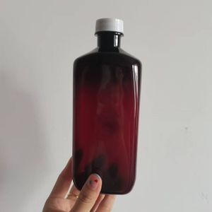 Fast Shipping 16oz Empty New Hi-Tech Wockhardt Tris Teva Akorn Cough Syrup Arch 250ml Toseina bottle with label sticker&CRC cap