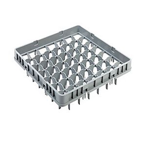 Full drop extender of 49 Compartment Restaurant Kitchen Plastic Plate Cup Storage Dishwasher Glass Rack