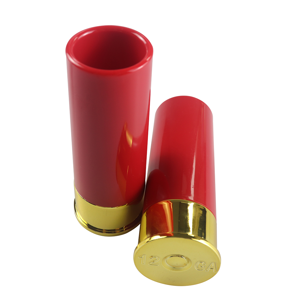 12 Gauge Plastic Bullet Shotgun Shell Shot Glass for Gift Set Bullet Glass Men Dad gift