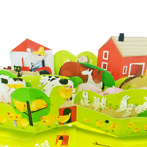 Professional Customization High Quality 3d Pop Up Bestseller Peep  Kids Education book Livres pour enfants pop-up book