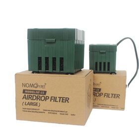 NOMOYPET Factory Price Plastic Green Internal Filter Airdrop Aquarium Filter With Water Pump For Turtle Tank