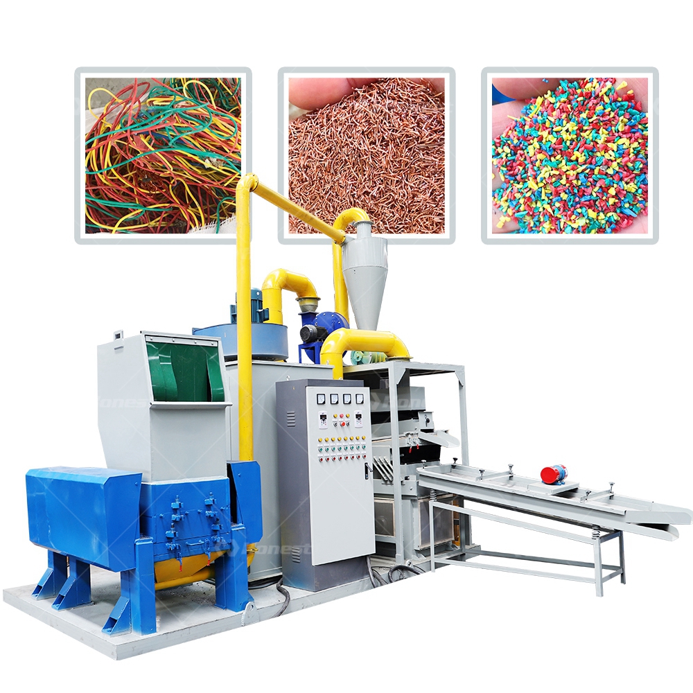 Factory Directly Sales Copper Cable Granulating Recycling Machine Cable Wire Recycling Machine For Sale