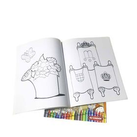 High Quality Custom Printing Services Hot Sale OEM Coloring Book DIY Colors Painting Drawing Book for Kid book painting