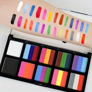 26 Color water based colors Face & Body Painting Palette Face Paint palette Kit Halloween makeup For Kid