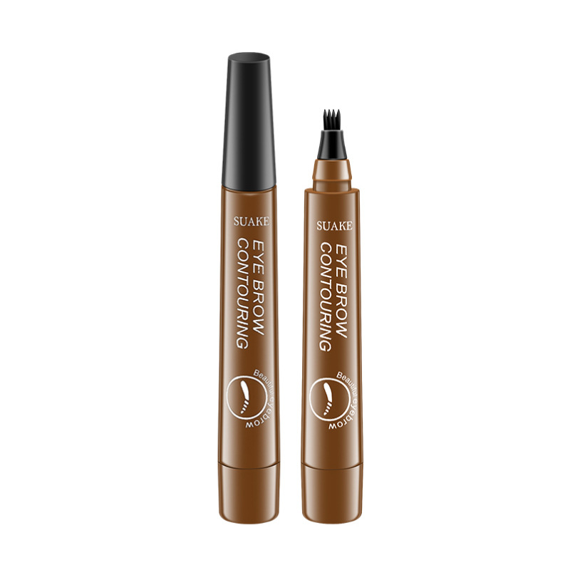 Jiaozuo City Juxin Ding Trading Co., Ltd. Hot selling English version liquid eyebrow pencil eyebrow pencil wholesale four-forked water eyebrow pencil