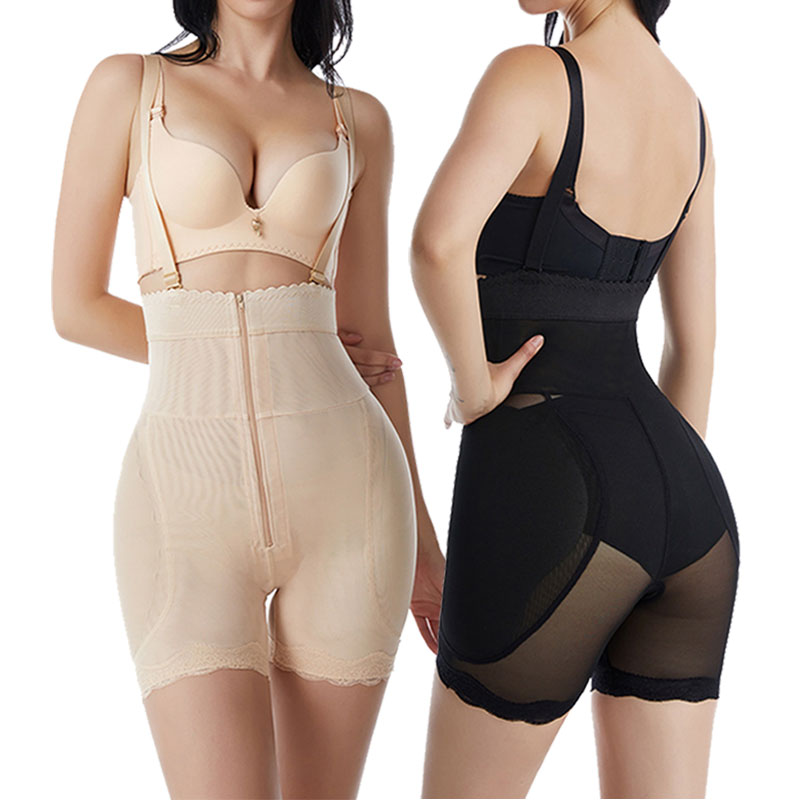 Hebei Chongfeng Science&technology Co., Ltd. High quality ladies seamless high waist sculpting panty slimming shaper women shapewear bodysuits