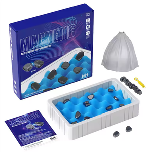 Hot Selling Magnetic Chess Game Battle Induction Chess Stones Fun Table Training Magnetic Chess Board Game Educational Toys