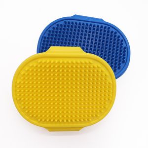 Wholesale Pet Items Half Encompass Pet Grooming Glove Adjustable Cleaning Massage Shampoo Bath Brush for Dogs
