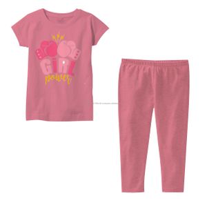 Infant and Toddler Girls Bulk Pajama Clothing Set Breathable Fabric Winter Season Print and Plain Pattern Whole Sale Price