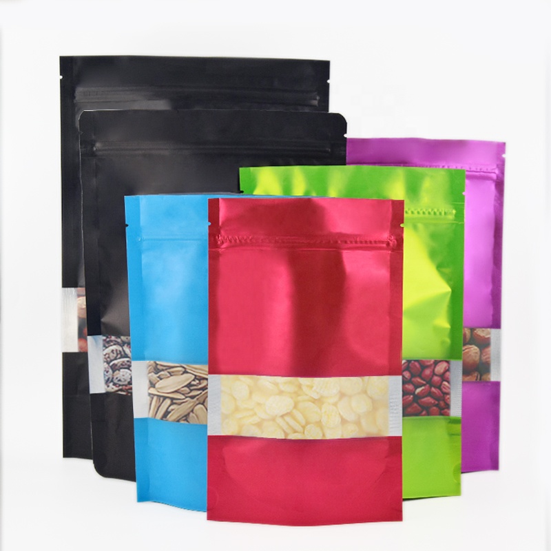 Guangzhou Sanxing Packing & Printing Co., Ltd. Custom Print Plastic Food Packaging Zip Lock Stand Up Pouch Bags Waterproof Mylar Bags For Food Packaging