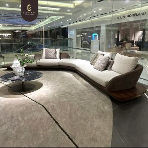 Italian Modern Style Design Sense Simple Luxury Sectional lounge Sofa for Villa and Living Room Furniture