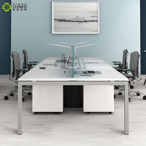 Professional work station desk modern office furniture 4 person workstation
